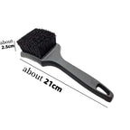Motorcycle Tire Rim Brush Wheel Hub Cleaning Brushes Motorcycle Wheels Detailing Accessories Black White Tire Washing Tool