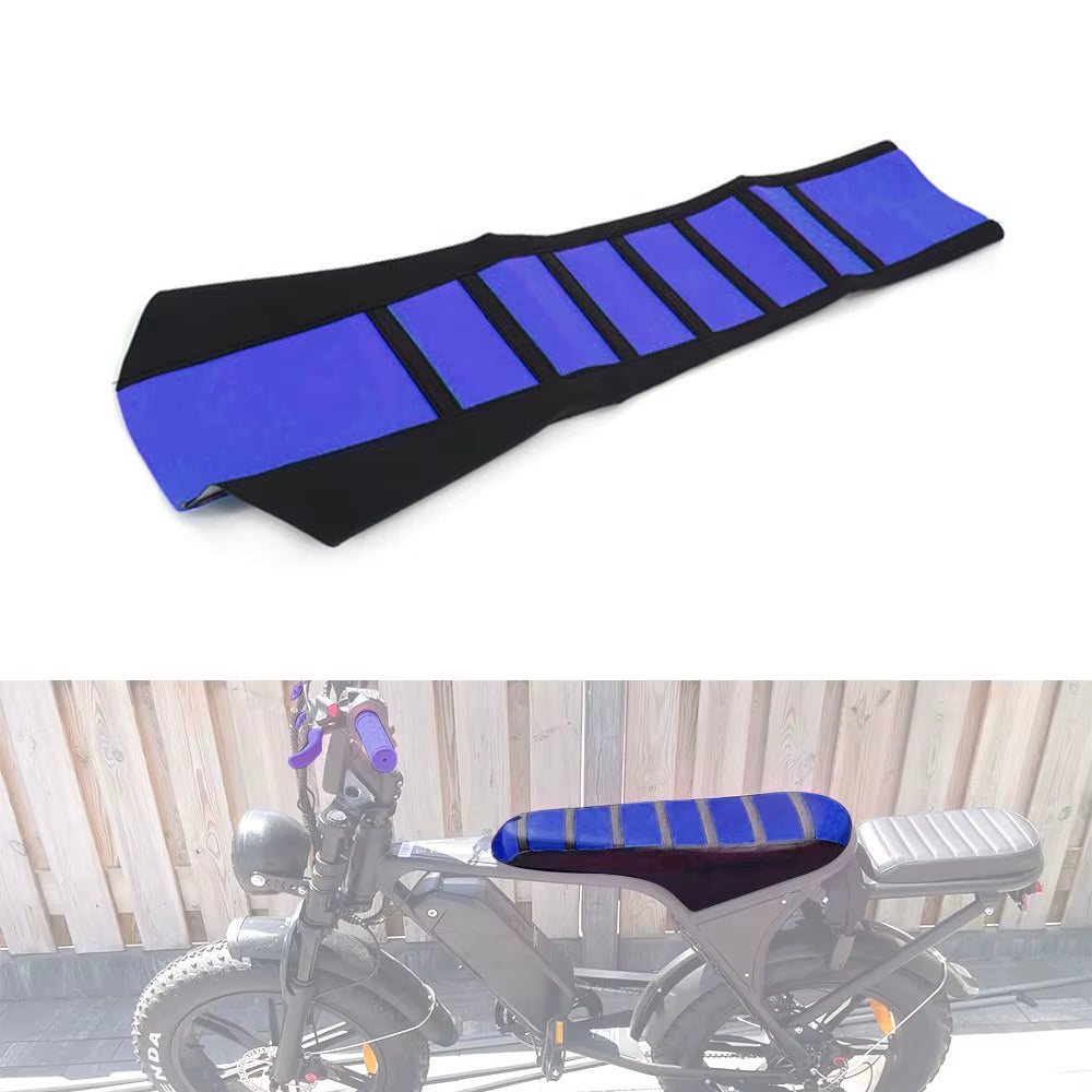 Ebike Seat Cover for KTM Honda 50Cc Surron Ultrabee Q20 Yozma IN10 Motorcycle Electric Dirt Bike Universal Anti-Slip Stripes