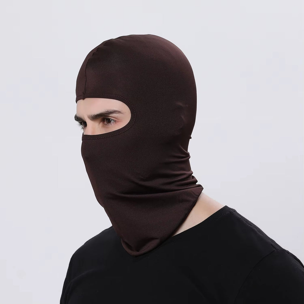 Motorcycle Balaclava Hats Full Face Cover Summer Windproof Breathable Motorbike Motocross Cycling Bicycle Anti-Uv Men Helmet