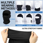 Motorcycle Balaclava Hats Full Face Cover Summer Windproof Breathable Motorbike Motocross Cycling Bicycle Anti-Uv Men Helmet