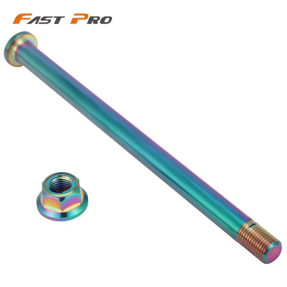 Funparts Rear Wheel Axle Shaft Motorcycle Accessories for Surron Sur Ron Lightbee X S Electric Vehicle E-Bike Titanium Alloy