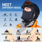 Motorcycle Balaclava Hats Full Face Cover Summer Windproof Breathable Motorbike Motocross Cycling Bicycle Anti-Uv Men Helmet