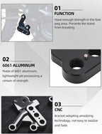 JFG Racing Foot Peg Bracket Pair for Sur-Ron Light Bee / E Ride Pro