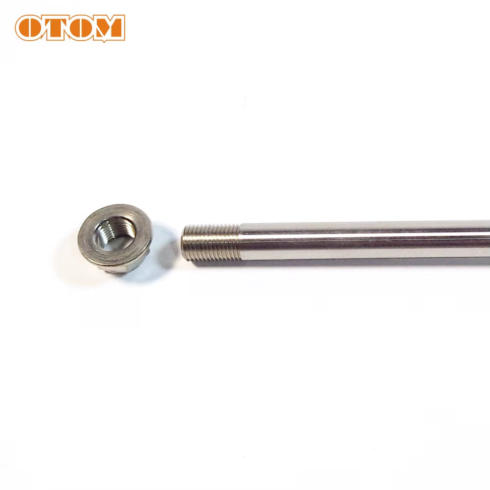OTOM Motorcycle Steel Rear Axle with Nut for SURRON Light Bee X Universal Extended Version Electric Off-Road Tires Accessories