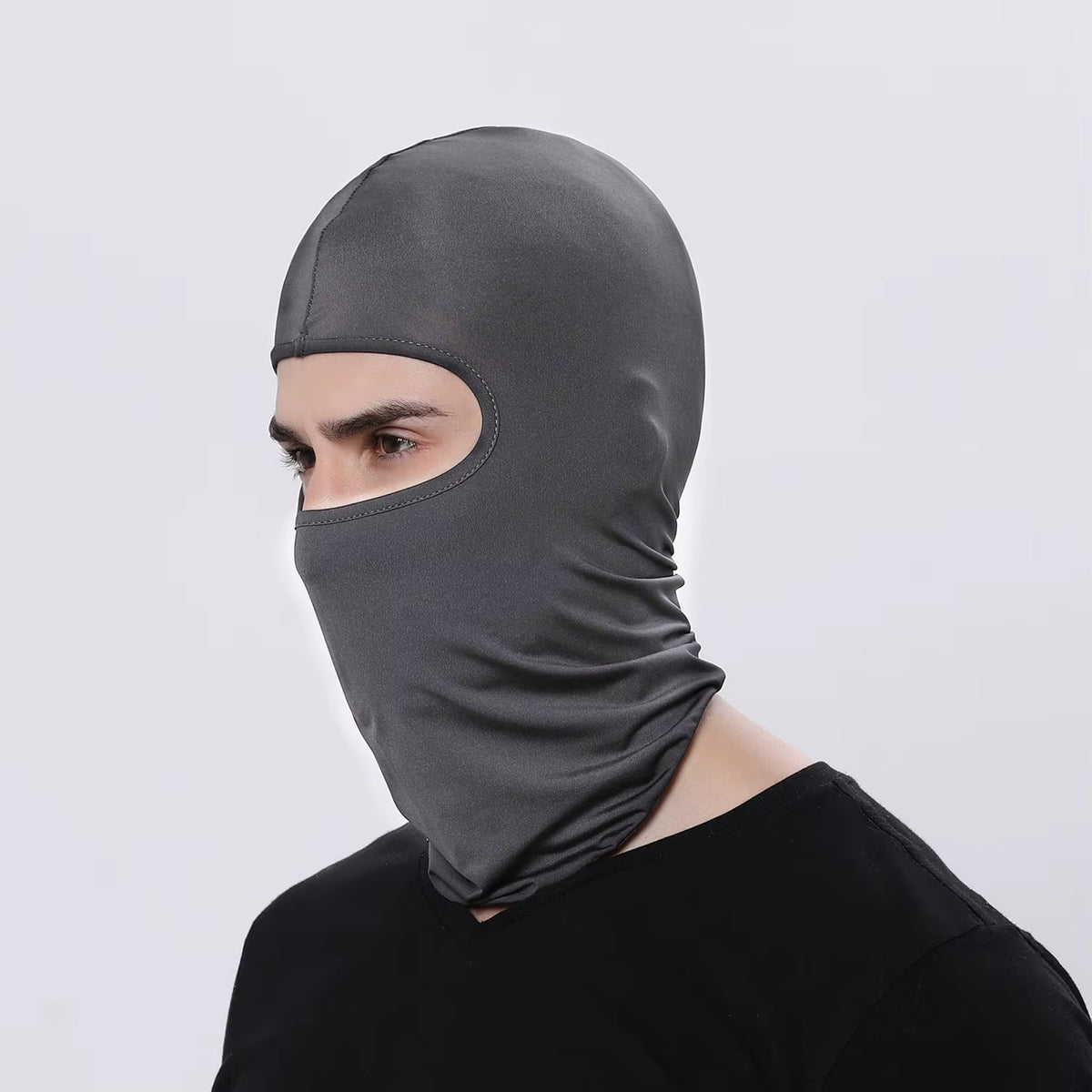 Motorcycle Balaclava Hats Full Face Cover Summer Windproof Breathable Motorbike Motocross Cycling Bicycle Anti-Uv Men Helmet