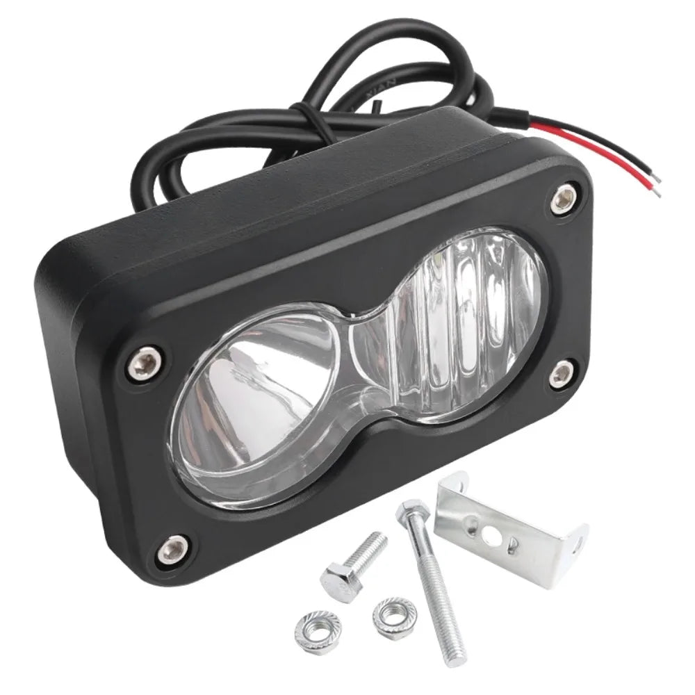 For Sur-Ron Segway Talaria 20W LED Headlight Switch White Spot Flood Pod Combo Kit Waterproof