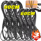 Elastic Bungee Luggage Straps Bike Cargo Strap Accessories Multifunctional Elastic Strap with Buckle Hook Bicycle Luggage Straps