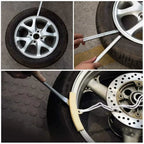 16/28Pcs Motorcycle Tire Lever Tyre Spoon Tire Levers Iron Changing Tool Set Rust-Resistant Smooth Tire Tools for Efficient