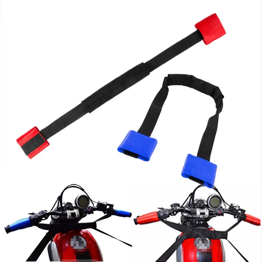 Universal Motorcycle Front Handlebar Strap Transport Bar Tie down Strap Bar-Harness II for 32" Handlebars