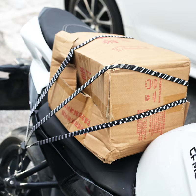 Elastic Bungee Luggage Straps Bike Cargo Strap Accessories Multifunctional Elastic Strap with Buckle Hook Bicycle Luggage Straps