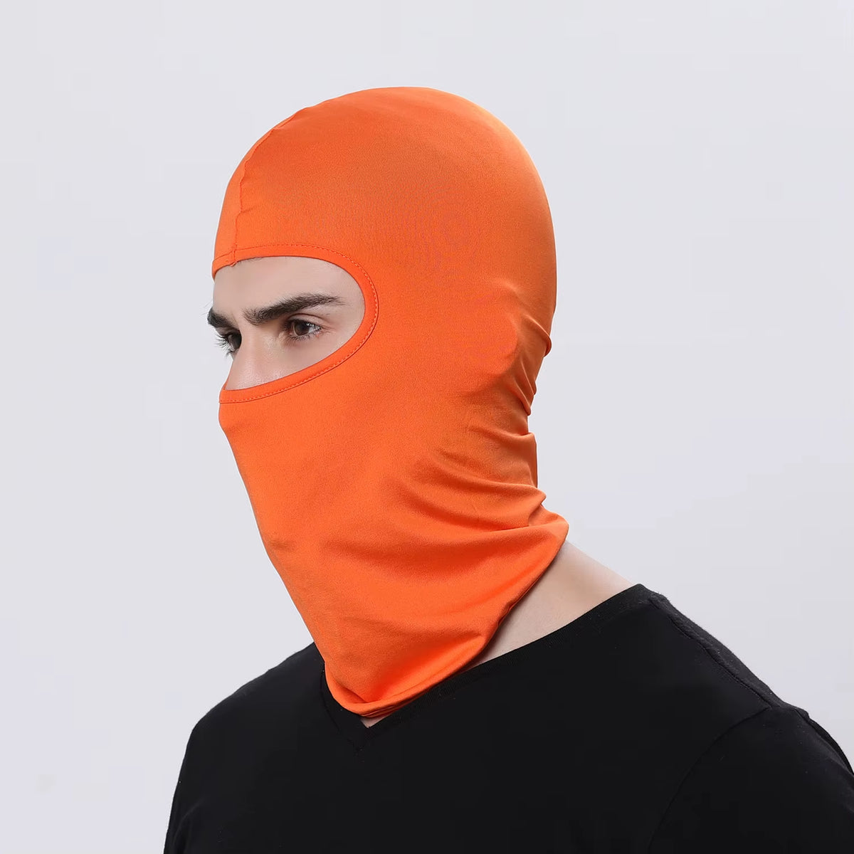 Motorcycle Balaclava Hats Full Face Cover Summer Windproof Breathable Motorbike Motocross Cycling Bicycle Anti-Uv Men Helmet