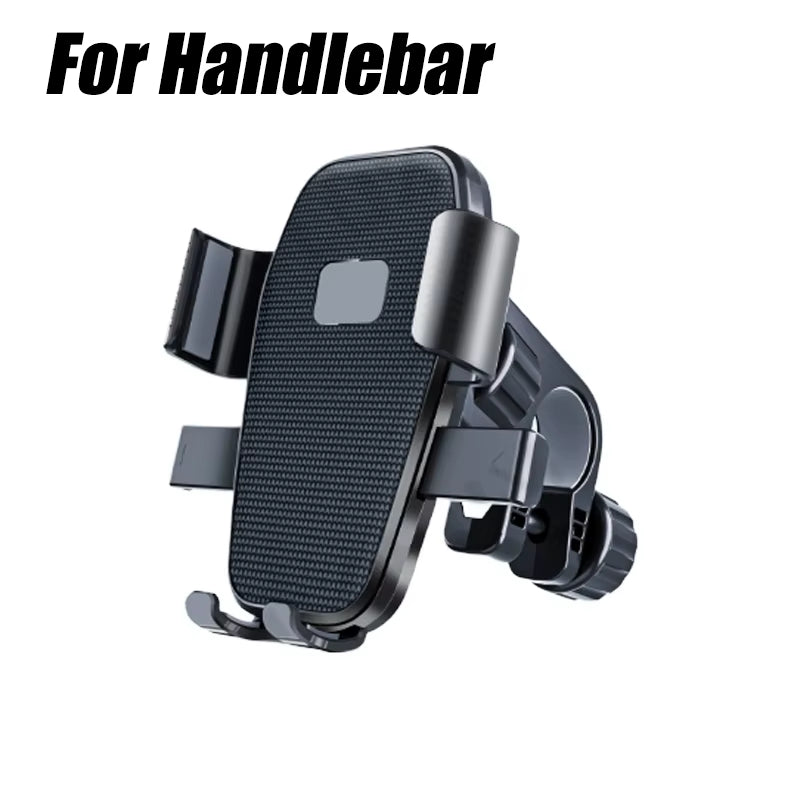 Motorcycle Phone Mount Handlebar/Rear View Phone Holder for Bicycle/Scooter Navigation Holder Universal for 4.7-7In Smartphone