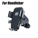 Motorcycle Phone Mount Handlebar/Rear View Phone Holder for Bicycle/Scooter Navigation Holder Universal for 4.7-7In Smartphone