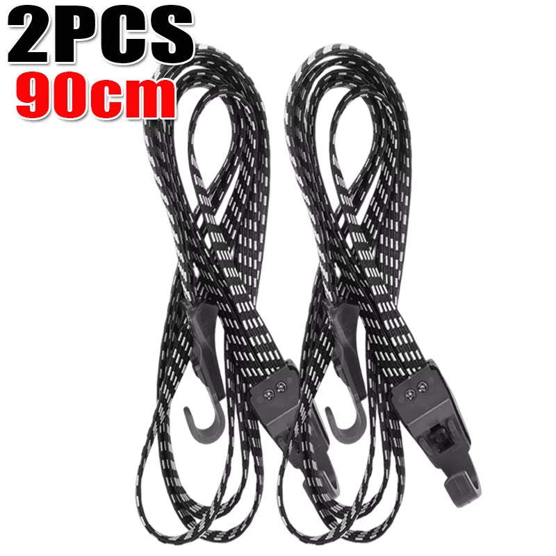 Elastic Bungee Luggage Straps Bike Cargo Strap Accessories Multifunctional Elastic Strap with Buckle Hook Bicycle Luggage Straps
