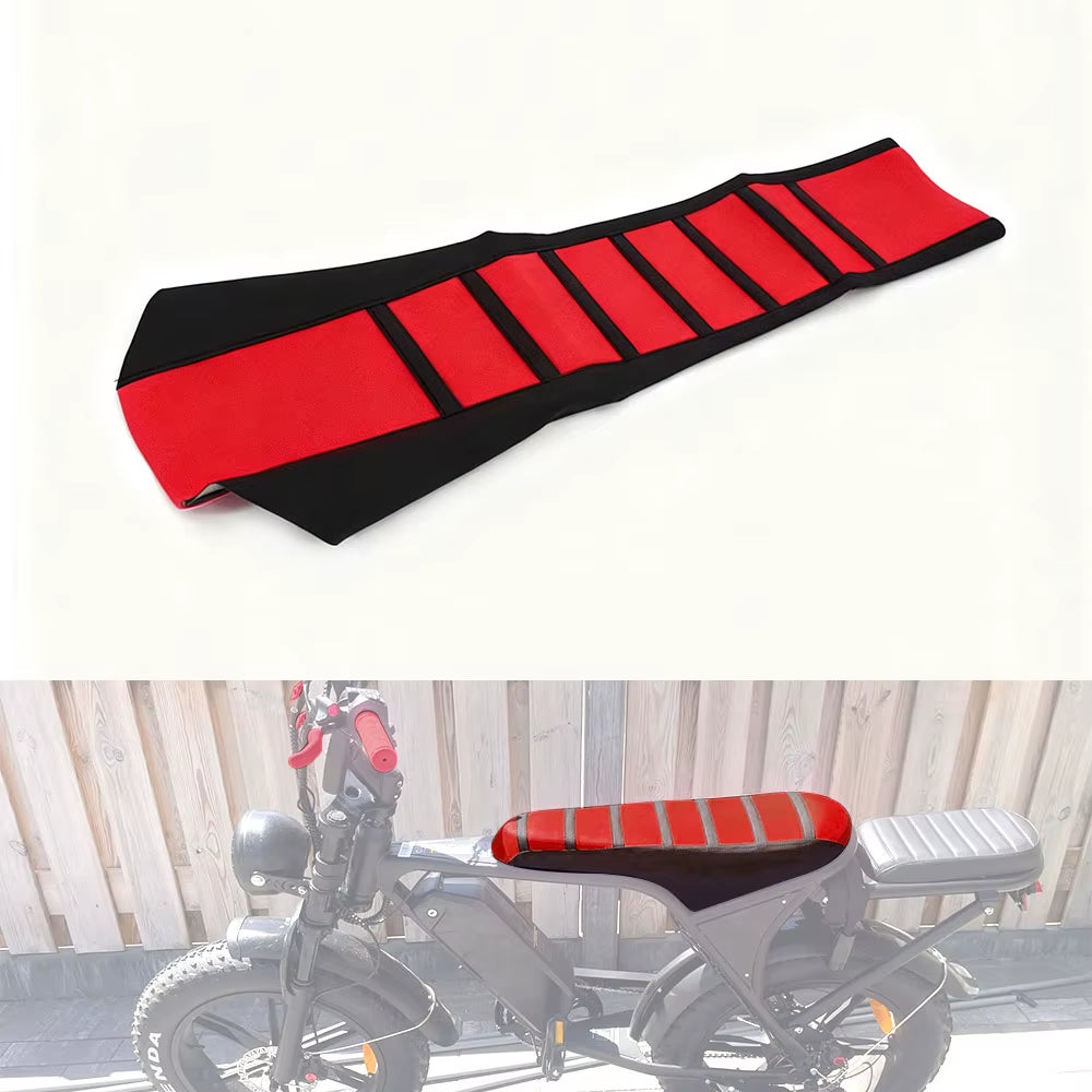 Ebike Seat Cover for KTM Honda 50Cc Surron Ultrabee Q20 Yozma IN10 Motorcycle Electric Dirt Bike Universal Anti-Slip Stripes
