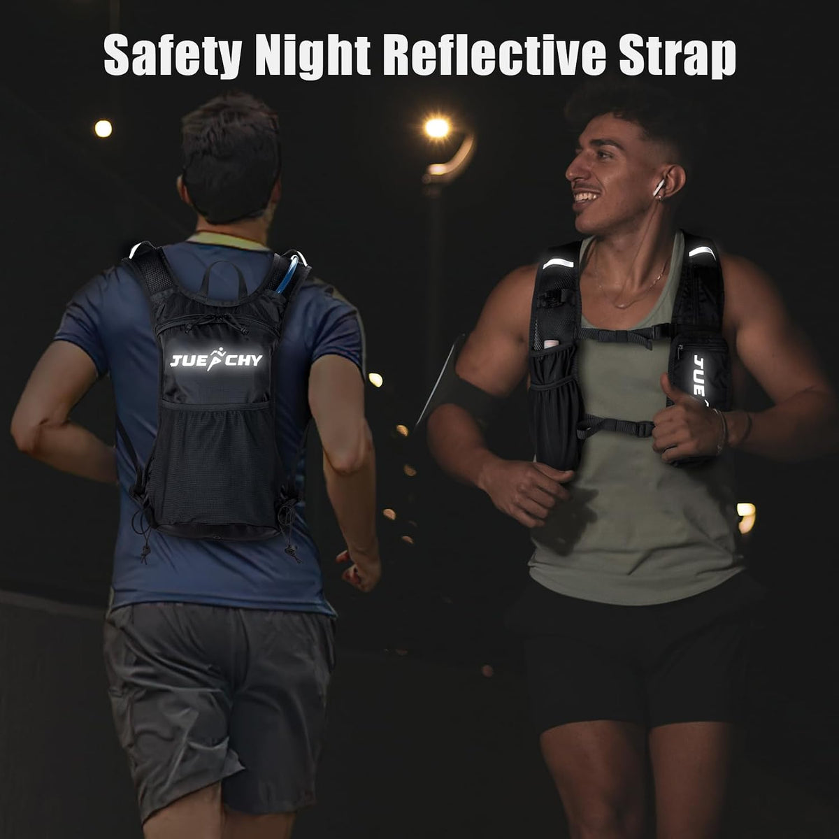 2L Hydration Running Vest with Water Bladder — Black