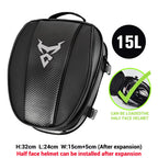Waterproof Motorcycle Tail Bag Multifunction Motorcycle Rear Seat Bag High Capacity Motorcycle Bag Rider Backpack