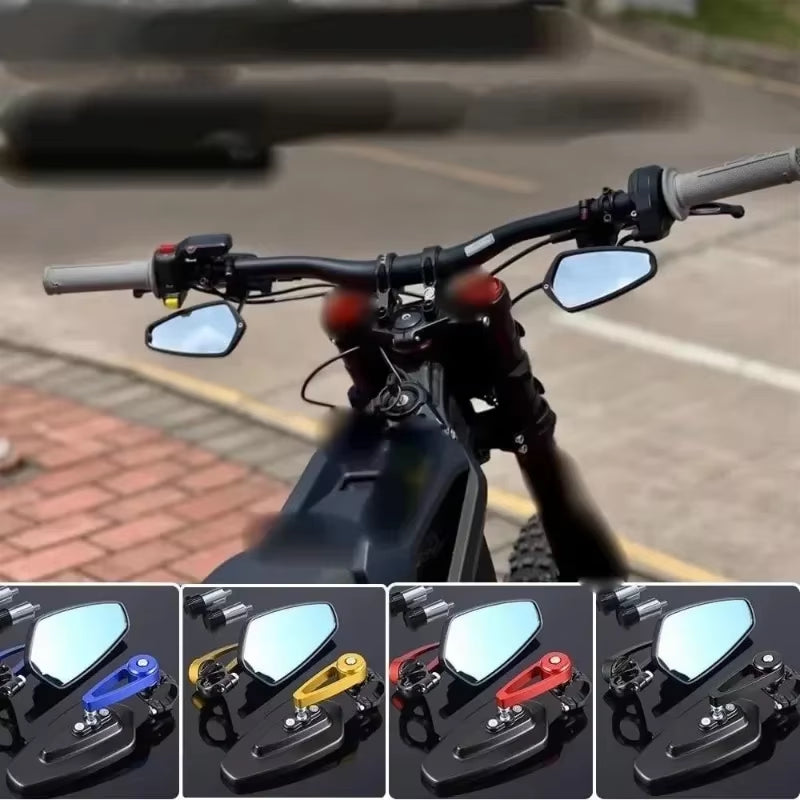 7/8" 22Mm Motorcycle Rearview for Sur Ron Surron Light Bee S X Handlebar Rearview Mirror Retro round Side Mirror for Surron