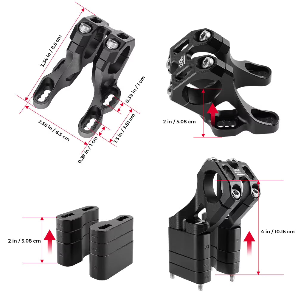 For Surron Light Bee X S Front Handlebar Bracket for Sur Ron Motorcycle Electric Motocross Steering Stem Modified Parts CNC