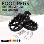 Motorcycle Footpegs Foot Pegs Rests Pedals Footrests for Surron Sur-Ron Light Bee Lightbee Electric Dirt Bike