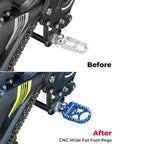 KEMIMOTO Wide Foot Pegs for Talaria / Sur-Ron Light Bee