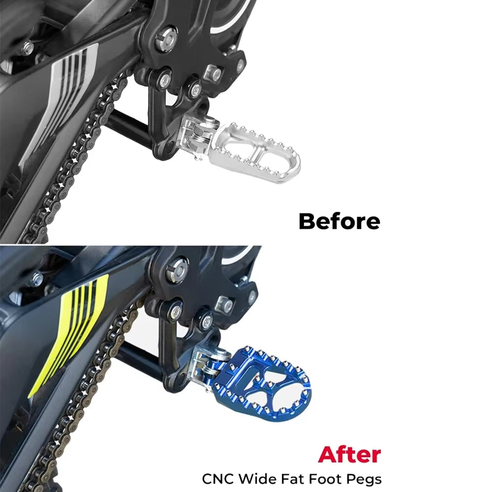 KEMIMOTO Wide Foot Pegs for Talaria / Sur-Ron Light Bee