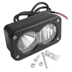 For Sur-Ron Segway Talaria 20W LED Headlight Switch White Spot Flood Pod Combo Kit Waterproof
