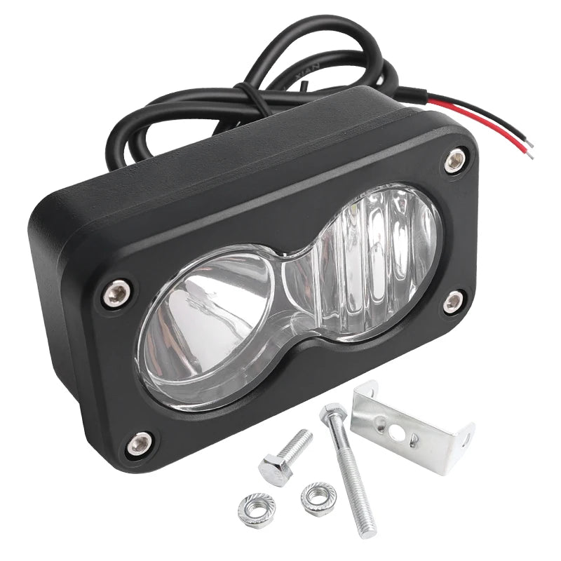 For Sur-Ron Segway Talaria 20W LED Headlight Switch White Spot Flood Pod Combo Kit Waterproof