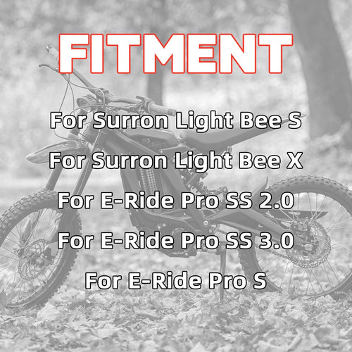 25mm Handlebar Riser Clamp for Suron LBX / E Ride Pro SS 2.0 & SS 3.0 — Black
