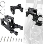25mm Handlebar Riser Clamp for Suron LBX / E Ride Pro SS 2.0 & SS 3.0 — Black