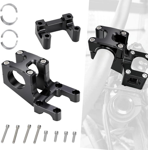 25mm Handlebar Riser Clamp for Suron LBX / E Ride Pro SS 2.0 & SS 3.0 — Black