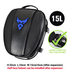 Waterproof Motorcycle Tail Bag Multifunction Motorcycle Rear Seat Bag High Capacity Motorcycle Bag Rider Backpack