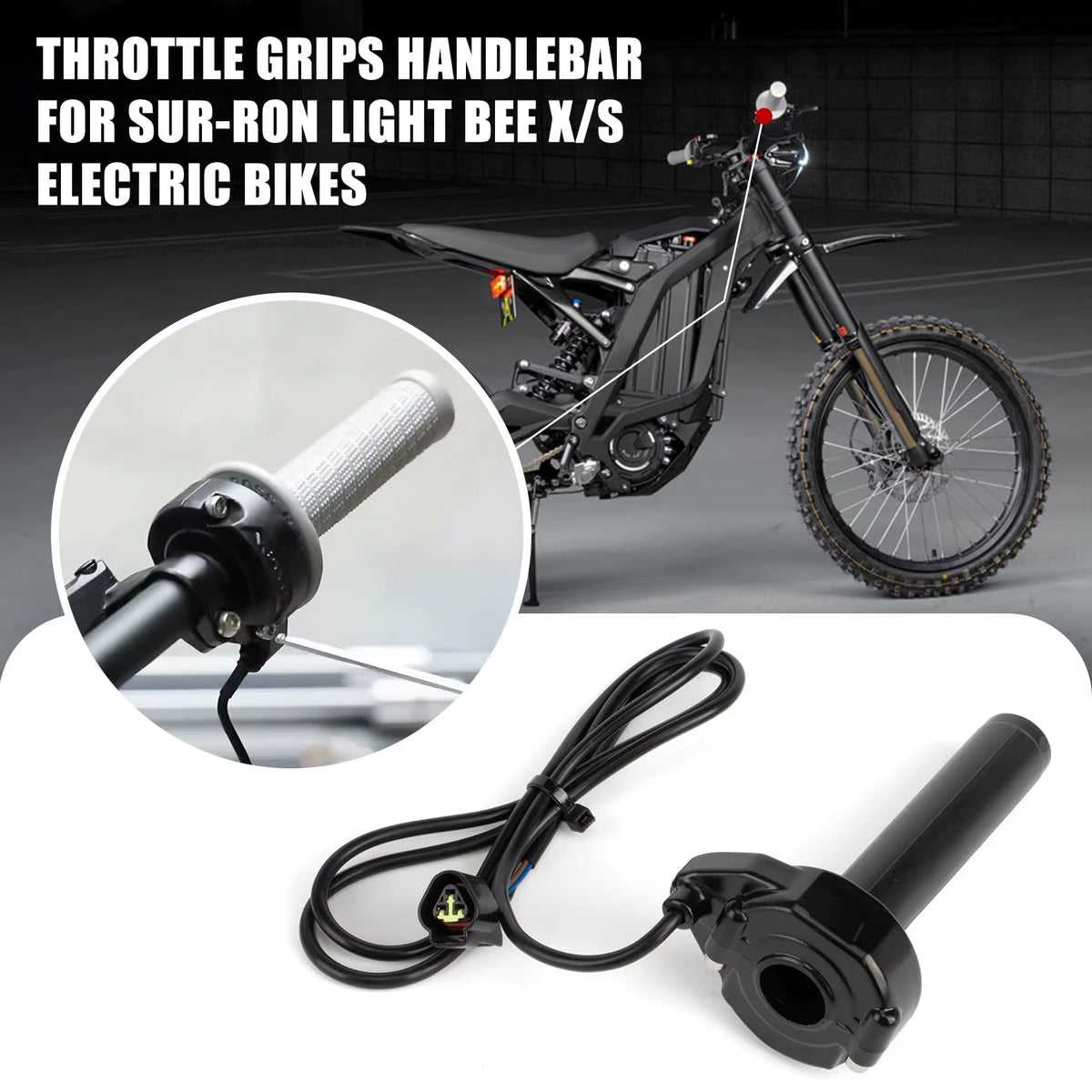 Twist Throttle & Grip Set for Sur-Ron Light Bee X / S