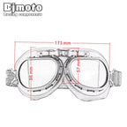 BJMOTO 2019 Goggle Snowboarding Motorcycle Goggles Motocross for Harley Style Glasses Pilot Pink Color Shipping Free
