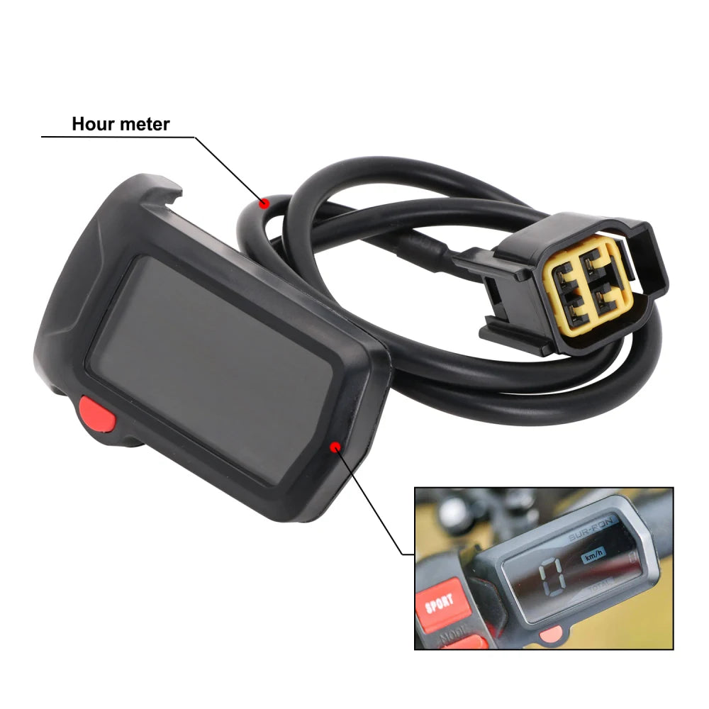 Motorcycle Hour Meter Speed Assembly Speedometer for Surron Lightbee Sur-Ron Electric Dirt Bike Motocross Parts