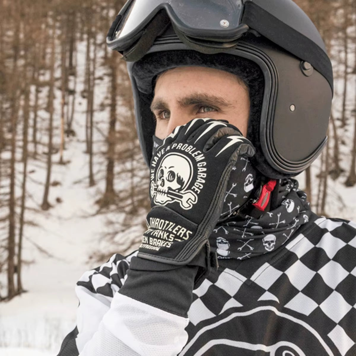 Motorcycle Gloves Motorcycle Gloves Racing Long Hard Shell Leather Riding Gloves Thick Breathable Gloves