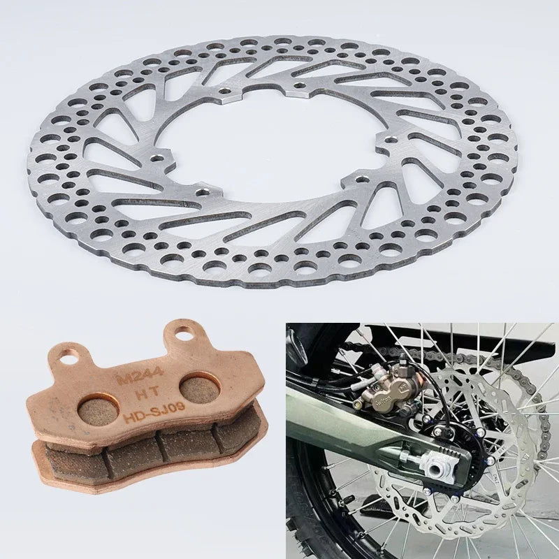 Original Motorcycle Wear-Resistant Front and Rear Brake Discs and Brake Pads Suitable for Surron Ultra Bee Electric Dirt Bike