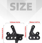 JFG Racing Foot Peg Bracket Pair for Sur-Ron Light Bee / E Ride Pro