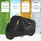 Motorcycle Cover Rain Protection and Sun Protection 210D Car Cover Thickened Oxford Cloth Built-In Anti-Theft Buckle Dust Jacket