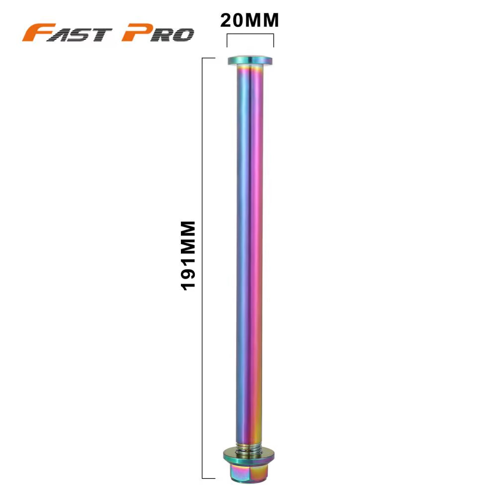 Funparts Rear Wheel Axle Shaft Motorcycle Accessories for Surron Sur Ron Lightbee X S Electric Vehicle E-Bike Titanium Alloy