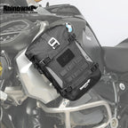 Motorcycle Bumper Bag Waterproof 6L Universal Motorcycle Side Frame Bag with Internal Support Travel Luggage Tool Box