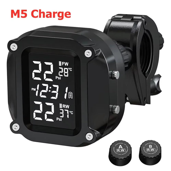 Motorcycle TPMS Display & Sensor Kit Options