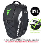 Waterproof Motorcycle Tail Bag Multifunction Motorcycle Rear Seat Bag High Capacity Motorcycle Bag Rider Backpack