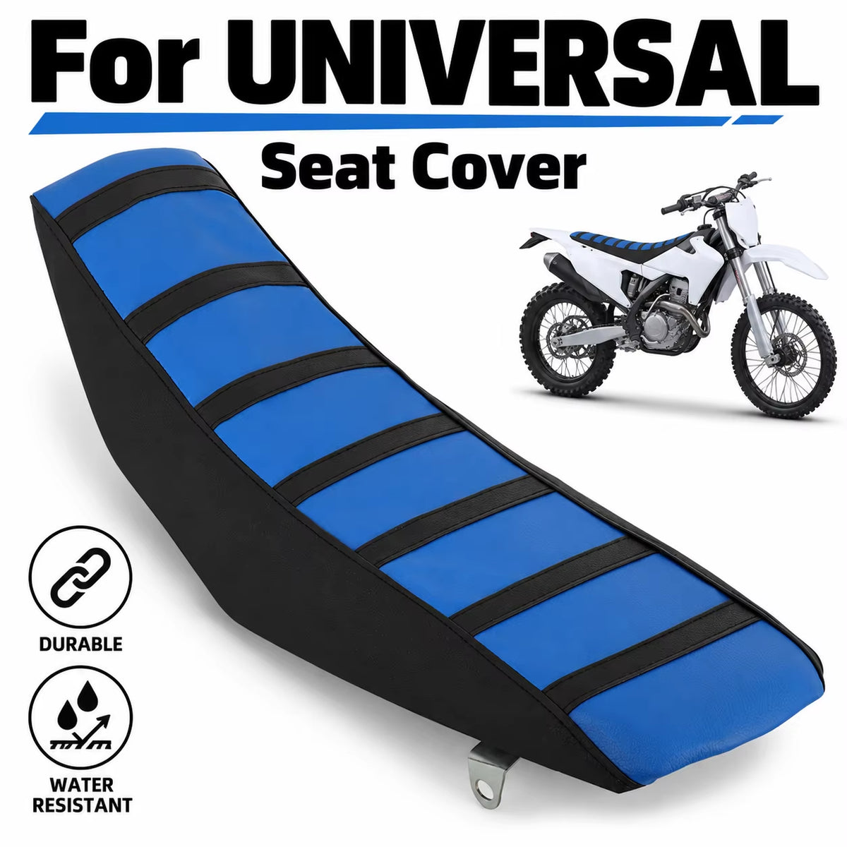 Ebike Seat Cover for KTM Honda 50Cc Surron Ultrabee Q20 Yozma IN10 Motorcycle Electric Dirt Bike Universal Anti-Slip Stripes