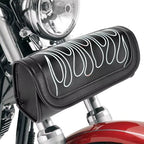 Motorcycle Saddlebags Tool Bag Retro Motorcycle Front Fork Handlebar Bag Tool Side Pack Saddlebags Black Handlebar Bag