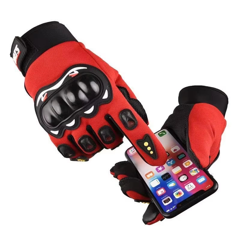 Motorcycle Gloves Breathable Closed Finger Racing Gloves for Outdoor Sports Crossbike Riding Men'S Motorcycle Gloves