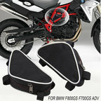 Motorcycle Bag Tool Side Storage Luggage Rack Bag Motorcycle Side Bag with Shoulder Strap Seat Tube Bag for Motorcross Racing
