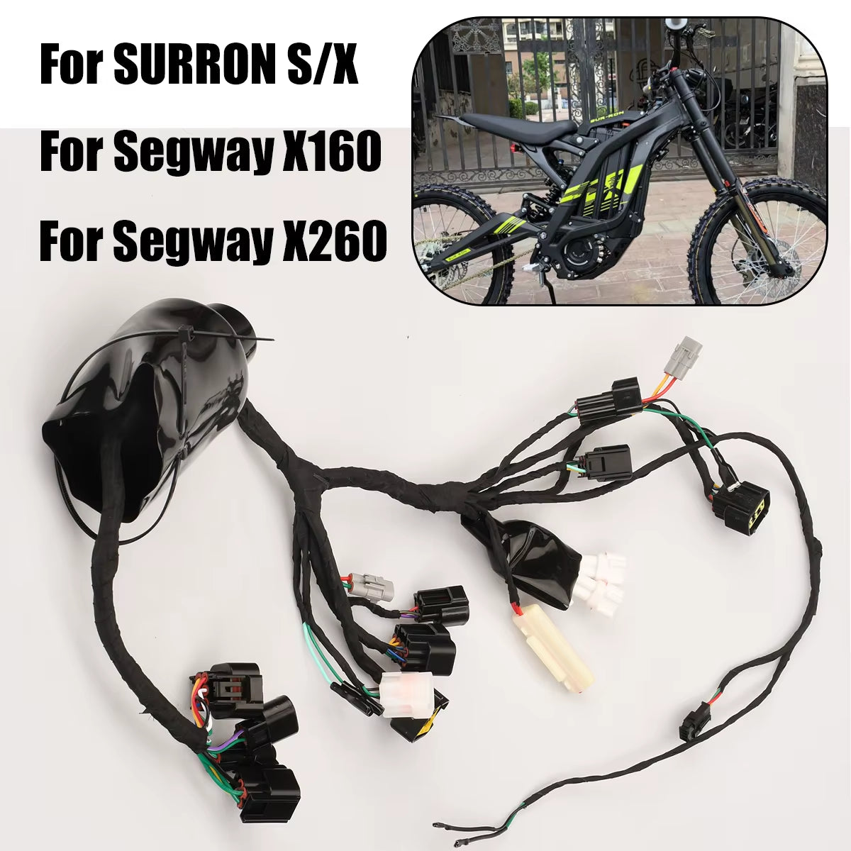 For Surron Light Bee X Sur-Ron LBX for Segway X160 X260 X 160 260 Full Main Wire Wiring Assy Harness Electric Dirt