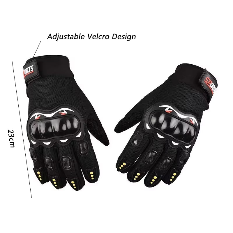 Motorcycle Gloves Breathable Closed Finger Racing Gloves for Outdoor Sports Crossbike Riding Men'S Motorcycle Gloves