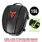 Waterproof Motorcycle Tail Bag Multifunction Motorcycle Rear Seat Bag High Capacity Motorcycle Bag Rider Backpack